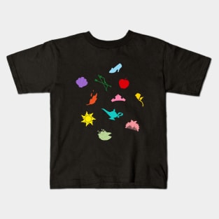 Princess Symbol Pattern Kids T-Shirt